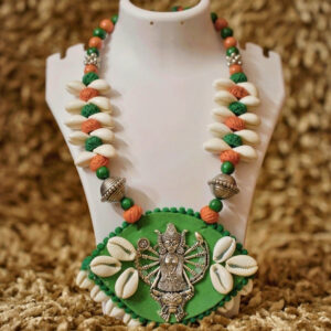 Tribal Cowrie Shell Lakshmi Necklace