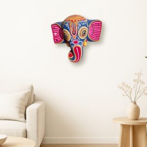 Gajan Ganesha Chhau Mask – Blessings in Every Stroke