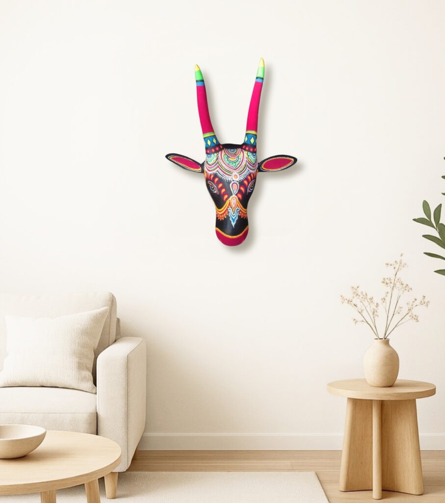 Vrishabha Chhau Mask – The Sacred Bull of Bengal