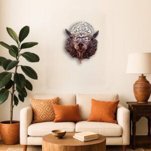 Purulia Chhau Wall Mask – Narasimha Form