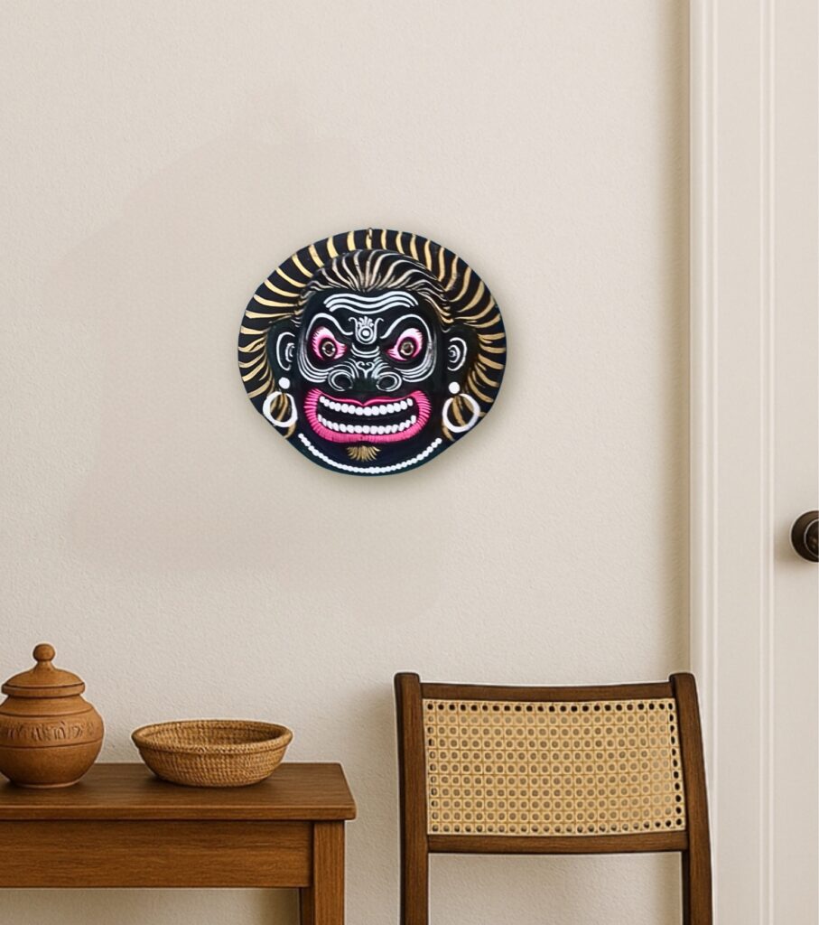Purulia Chhau Mask – Bhairav Avatar