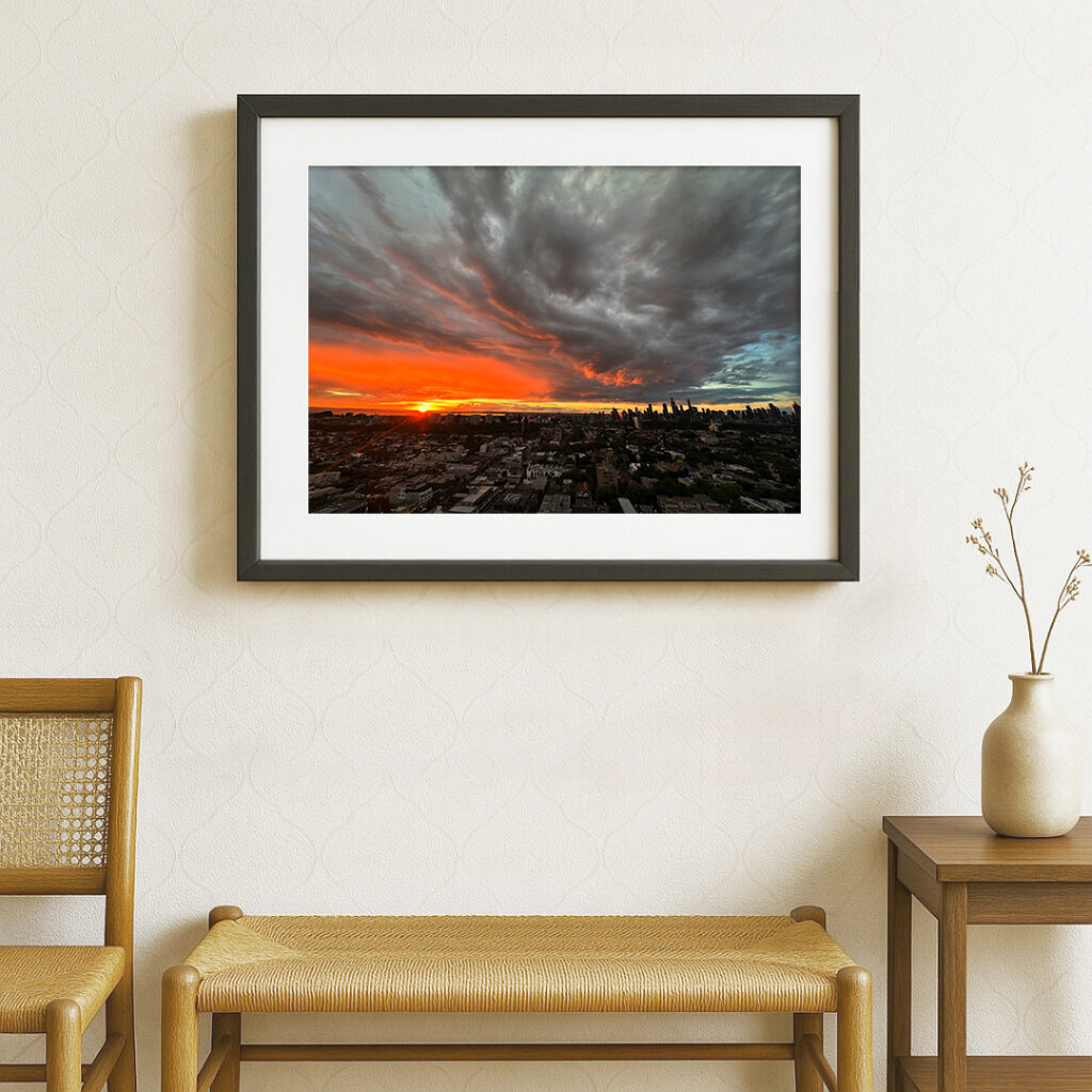 Inferno Horizon – Melbourne Sunset Storm