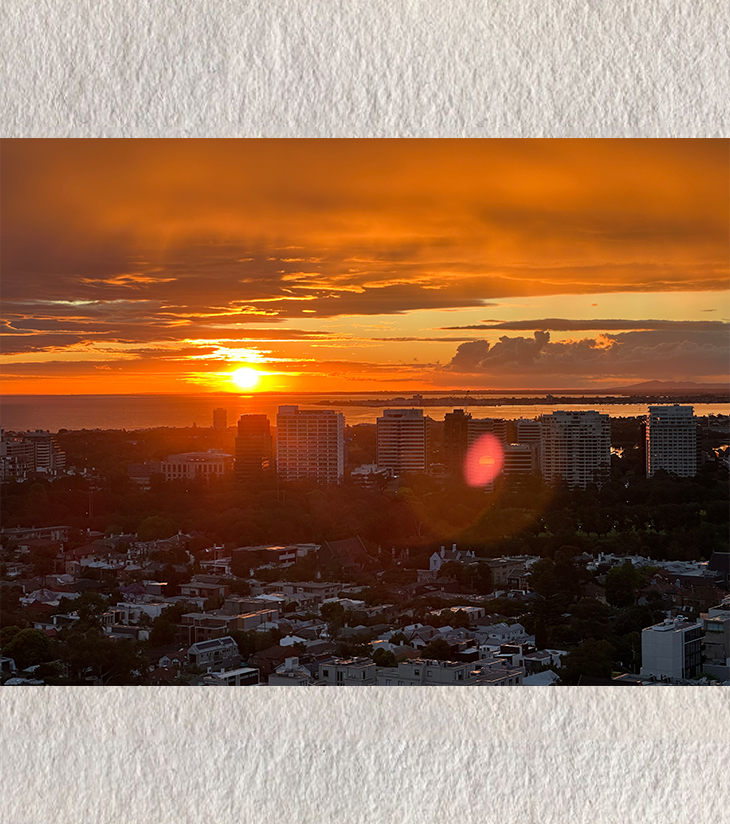 Twilight Reverie – Sunset in the City