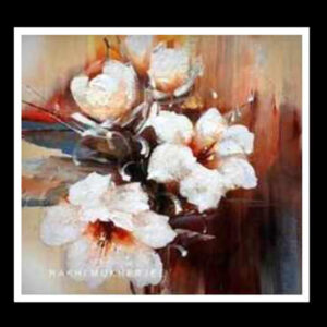 Blossom Whisper – Handcrafted Acrylic Painting on Canvas