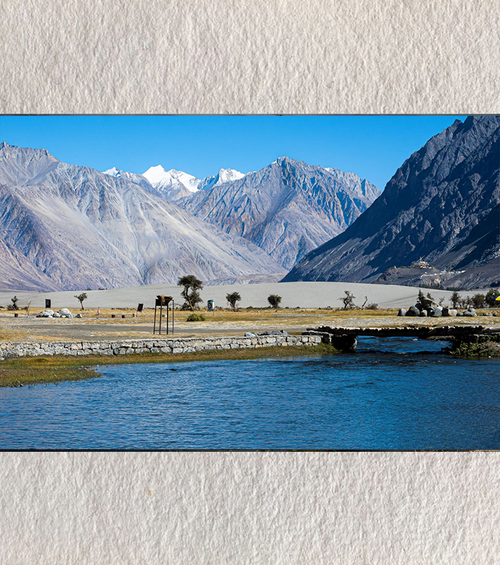 "Stillness and Sand – Hundar’s Cold Desert" by Debarshi Guha Roy