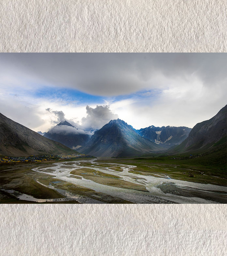 "Veins of the Valley – Panchatarini, Amarnath Route" by Debarshi Guha Roy