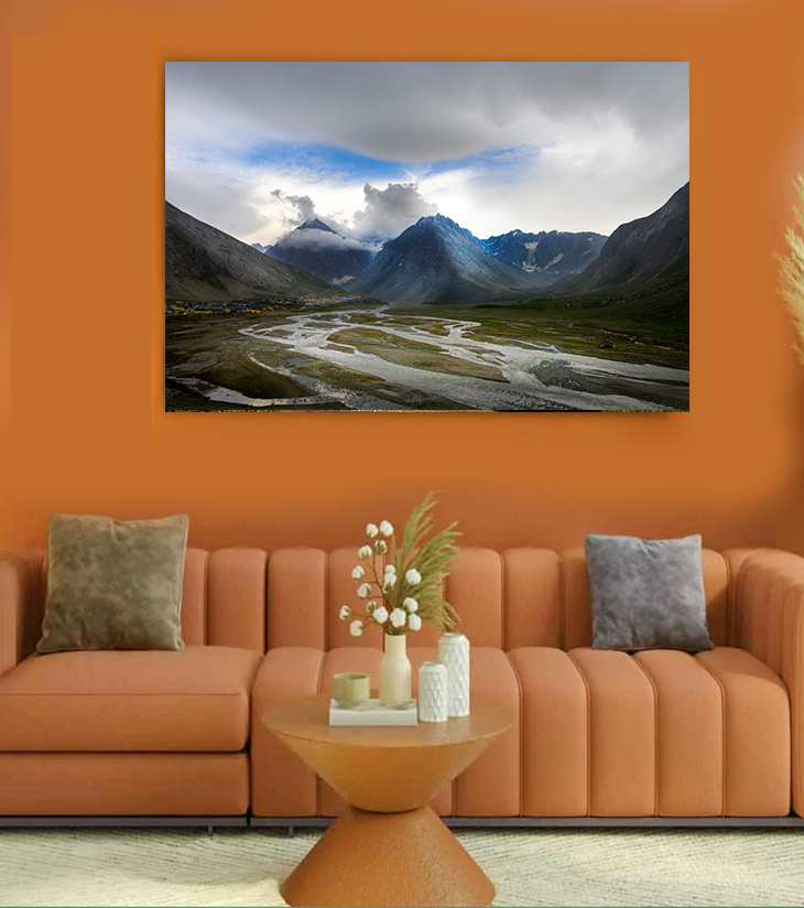 "Veins of the Valley – Panchatarini, Amarnath Route" by Debarshi Guha Roy