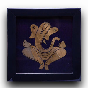 Minimalist Ganesha Wall Frame – Kachuripana Eco Art