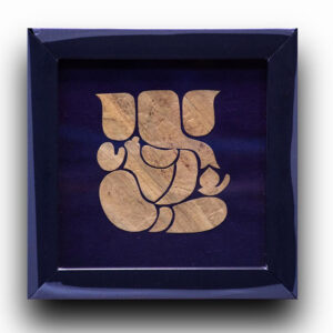Minimalist Ganesha Wall Frame – Kachuripana Eco Art