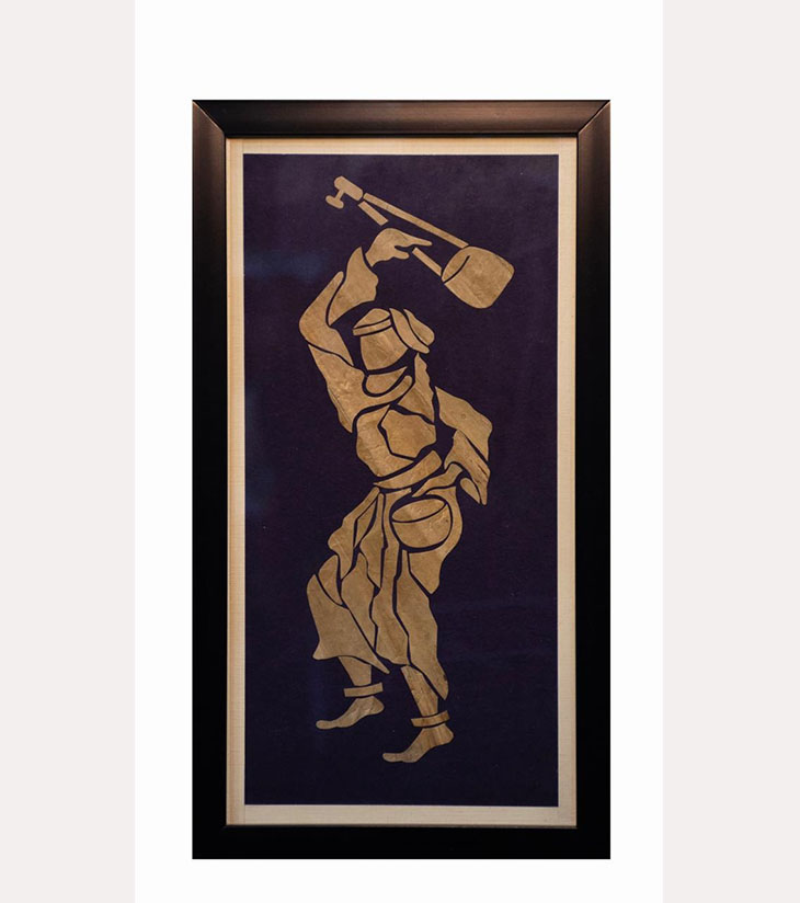 BANGLAR BAUL – Eco Wall Art in water hyacinth fibber