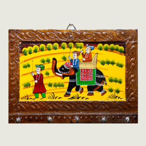 Wooden Dhola Maru Key Holder