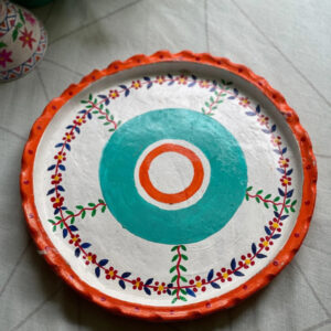 “Palette Whirl” – Hand-Painted Decorative Plate by Innocent Hand_8