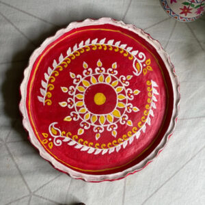 “Palette Whirl” – Hand-Painted Decorative Plate by Innocent Hand_6