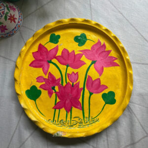 “Palette Whirl” – Hand-Painted Decorative Plate by Innocent Hand_4