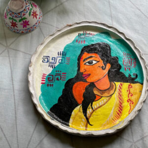 “Palette Whirl” – Hand-Painted Decorative Plate by Innocent Hand_5