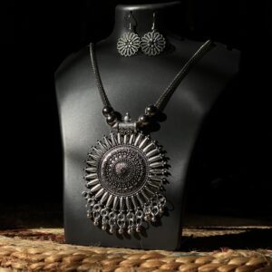 Tribal Sunburst Pendant Set
