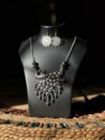 Dancing Peacock Pendant Set