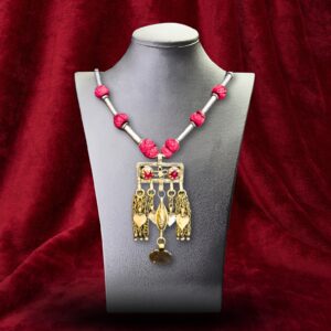 Antique Tribal Dangler Necklace with Ethnic Locket