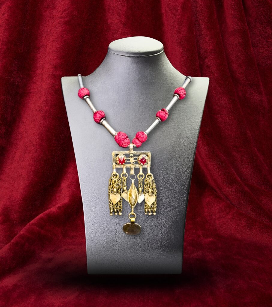 Antique Tribal Dangler Necklace with Ethnic Locket