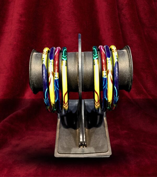 Vivid Spectrum Glossy Gala Bangles – Set