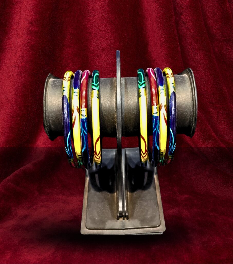 Vivid Spectrum Glossy Gala Bangles – Set