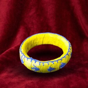 Sunshine Thread Embroidered Bangle – Bala Style Charm