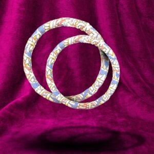 IndiBlue Fabric Charm Bangle – Boho Style Redefined