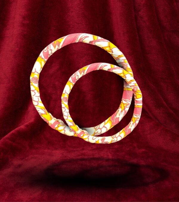 Panch Mishali Marigold Twist Fabric Bangle