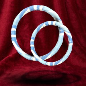 Panch Mishali Indigo Tide Fabric Bangle