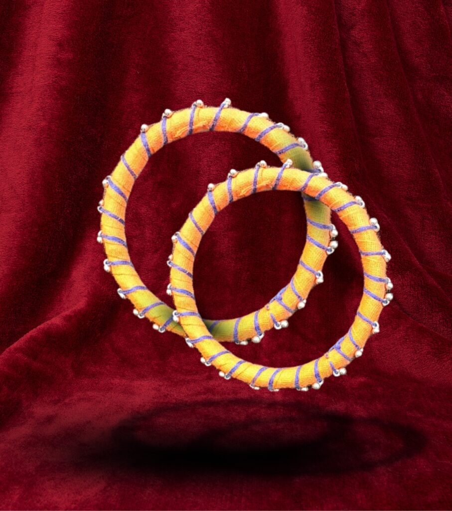 Panch Mishali Zest Orange Jhuri Bangle