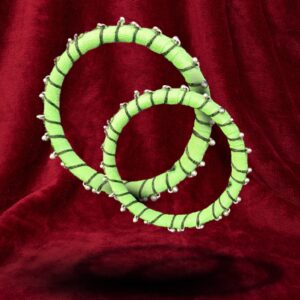Panch Mishali Neon Green Jhuri Ball Bangle