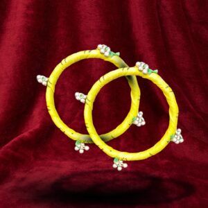 Kaaner Kotha – Bell-Charm Fabric Bangle from Panch Mishali