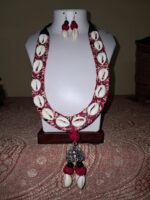 Cowrie Charm Tribal Necklace Set