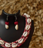 Cowrie Charm Tribal Necklace Set