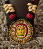 Devi Face Cowrie Fusion Necklace Set