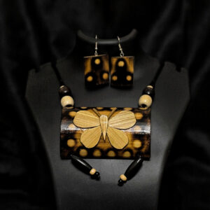 Rustic Wings Bamboo Necklace Set