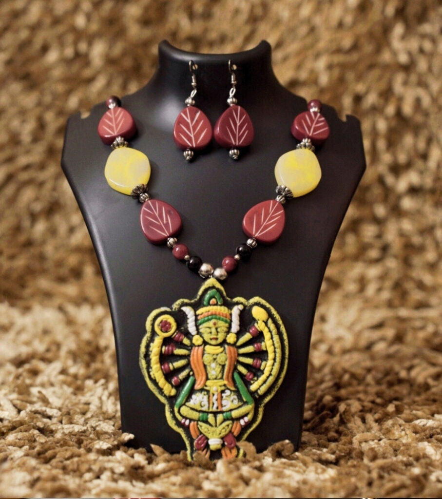 Nritya Devata – Tribal Art Necklace Set