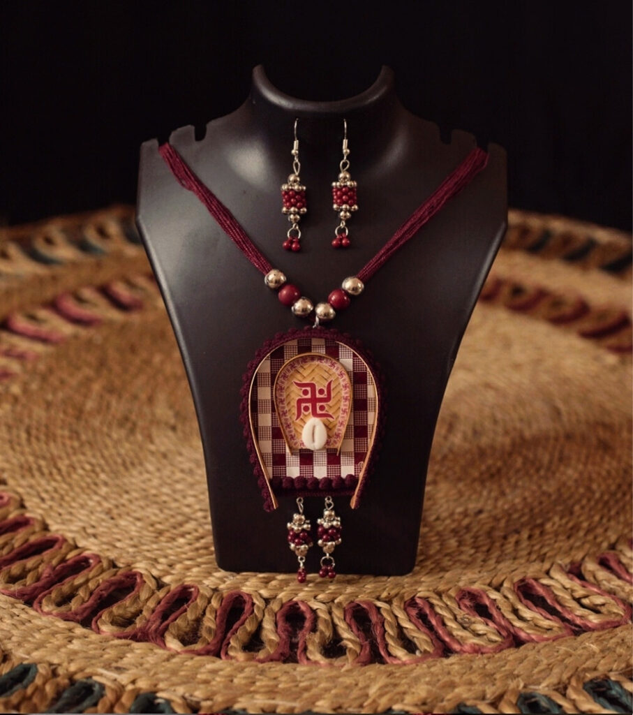 Swastik Shakti Traditional Necklace Set