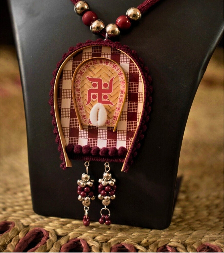 Swastik Shakti Traditional Necklace Set