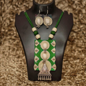 Tribal Essence Jute Cowrie Necklace Set
