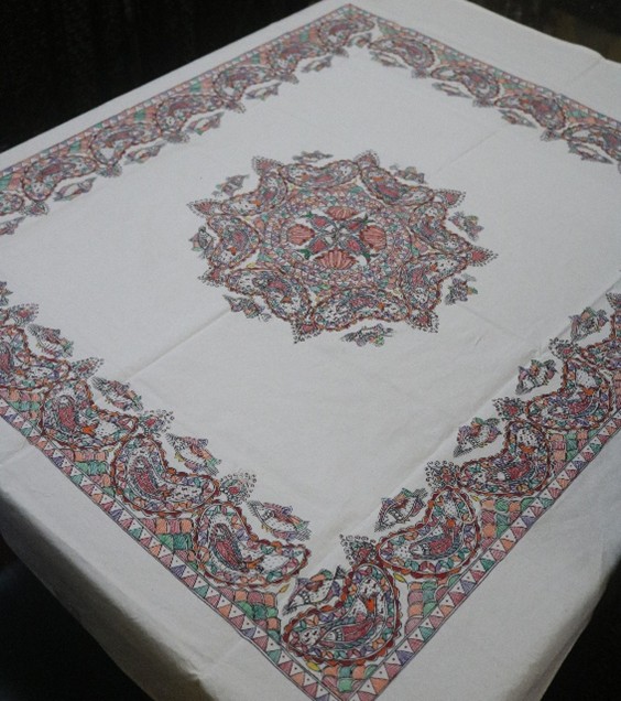 Madhubani Mandala Tablecloth