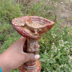 Pradeep – Handcarved Soapstone Oil Lamp