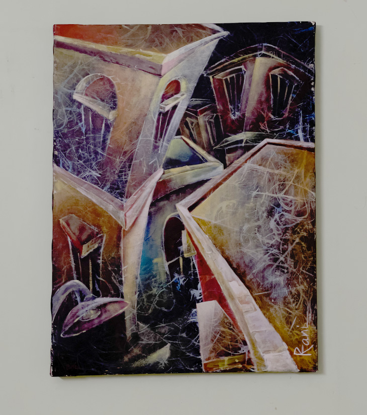 “Shadowed Alleys” – Canvas by Rani Bhowani