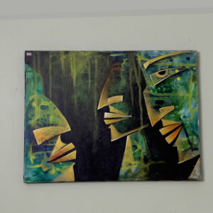 “Gaze Within” – Canvas by Rani Bhowani