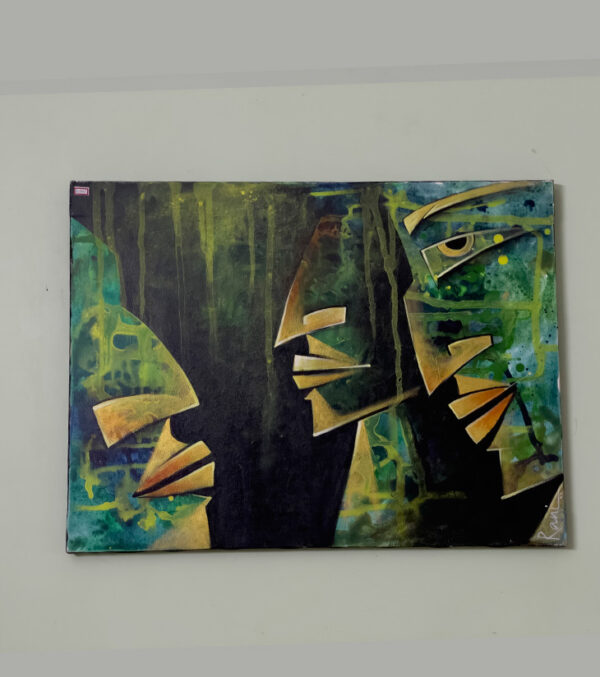 “Gaze Within” – Canvas by Rani Bhowani
