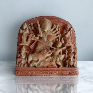 Soapstone carving - Durga Panel