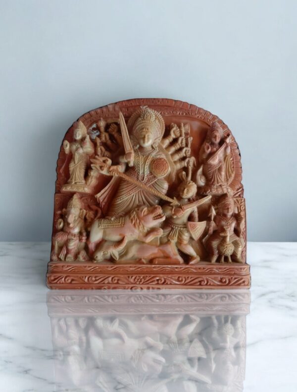 Soapstone carving - Durga Panel
