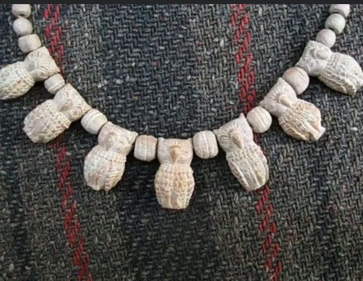 Totem Necklace - Ulooka or Tribal Owl