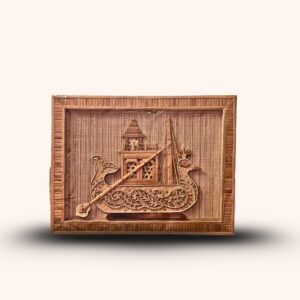 Tripura Handcrafted Bamboo Wall Art – The Royal Boat Motif