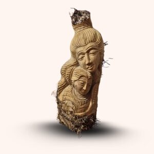 Root Carving – Mother & Child | Tripura Indigenous Art